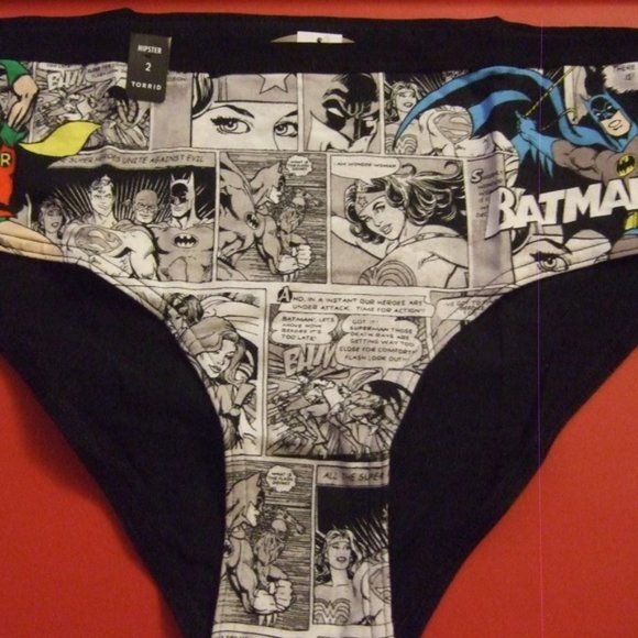 Torrid Batman and Robin panty - Size 2 - Picture 1 of 5